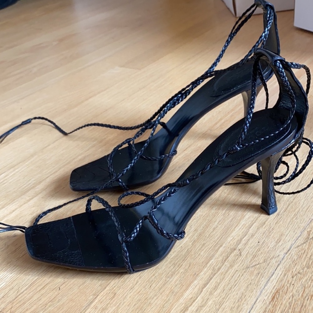 Gucci Braided Strappy Sandal